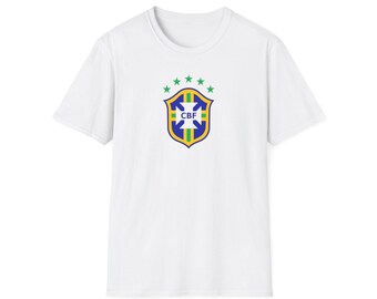 Brazil Soccer Crest T-Shirt | CBF Badge Football Logo Tee