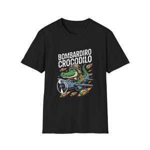 Bombardiro Crocodilo T-Shirt | Crocodile Bomber Plane Illustration