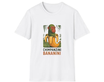Chimpanzini Bananini T-Shirt | Monkey with banana illustration