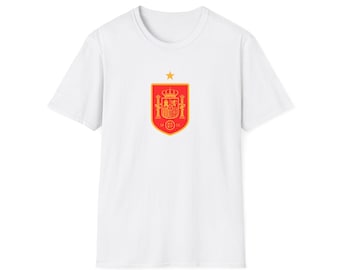 Spain Football Crest T-Shirt | Spanish Soccer Emblem Tee