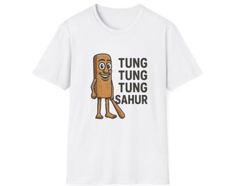 Tung Tung Tung Sahur T-Shirt | Cute cartoon snack illustration