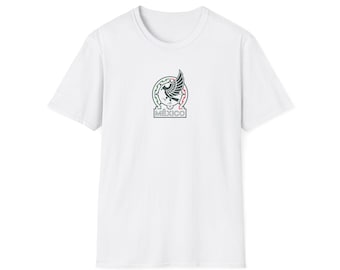 Mexico Eagle Emblem T-Shirt | Mexican Flag Colors, Aztec Style
