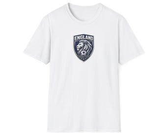 England Lion Crest T-Shirt | National Team Soccer Football Tee