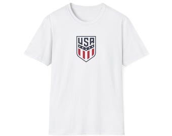 USA Shield Logo T-Shirt | American Flag Crest Tee