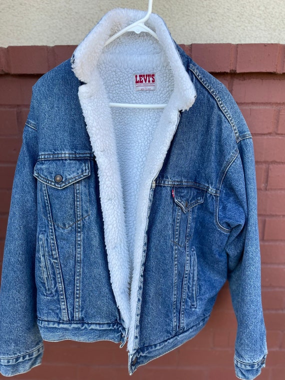 My Dad’s Vintage 1980’s Levi Fleece Lined Men’s J… - image 3