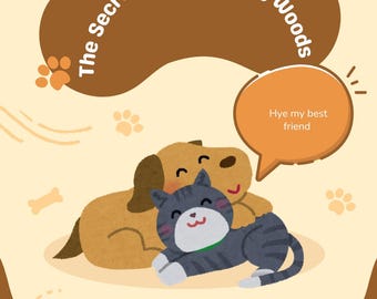 The Secret of Whispering Woods Kinderbuch, Hunde Katze Freundschafts Märchen (PDF Download)