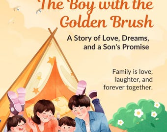 The Boy with the Golden Brush Storybook, Family Love Bedtime Tale (Digital Download)