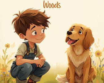 Der Wächter des flüsternden Waldes Kinder Märchen, Die Sittlichkeitsgeschichte von Junge und Hund (Digitaler Download)