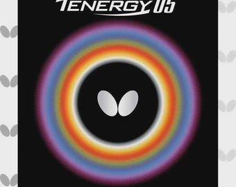 Butterfly Tenergy 05 Table Tennis Rubber Red 2.1mm High Performance Ping Pong Rubber