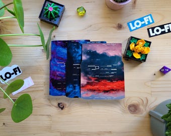 SP404 MKII Pack x3 skins - Sun Cloud / Night Cloud / Digital Cloud - glanzende vinylstickers, voorgesneden voor Roland SP404 MKII