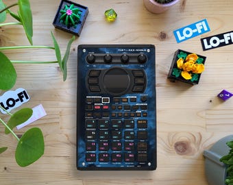 SP404 MKII Skin - Night Cloud - glanzende vinylsticker, voorgesneden voor Roland SP404 MKII