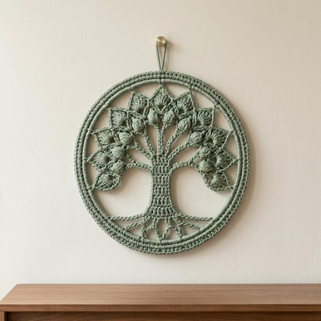18 Tree of Life Crochet Patterns to Add Meaningful Handmade Style to Your Home and... 14 Tree of Life