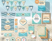 Items Similar To Beach Bridal Shower Decorations Printable Party