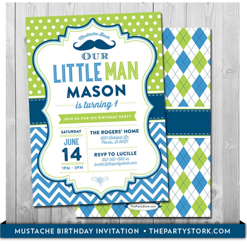 little-man-birthday-invitation-little-man-invitation-etsy
