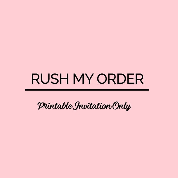 RUSH MY ORDER - File Delivery within 24 hrs (Invitation Only) Il_570xn