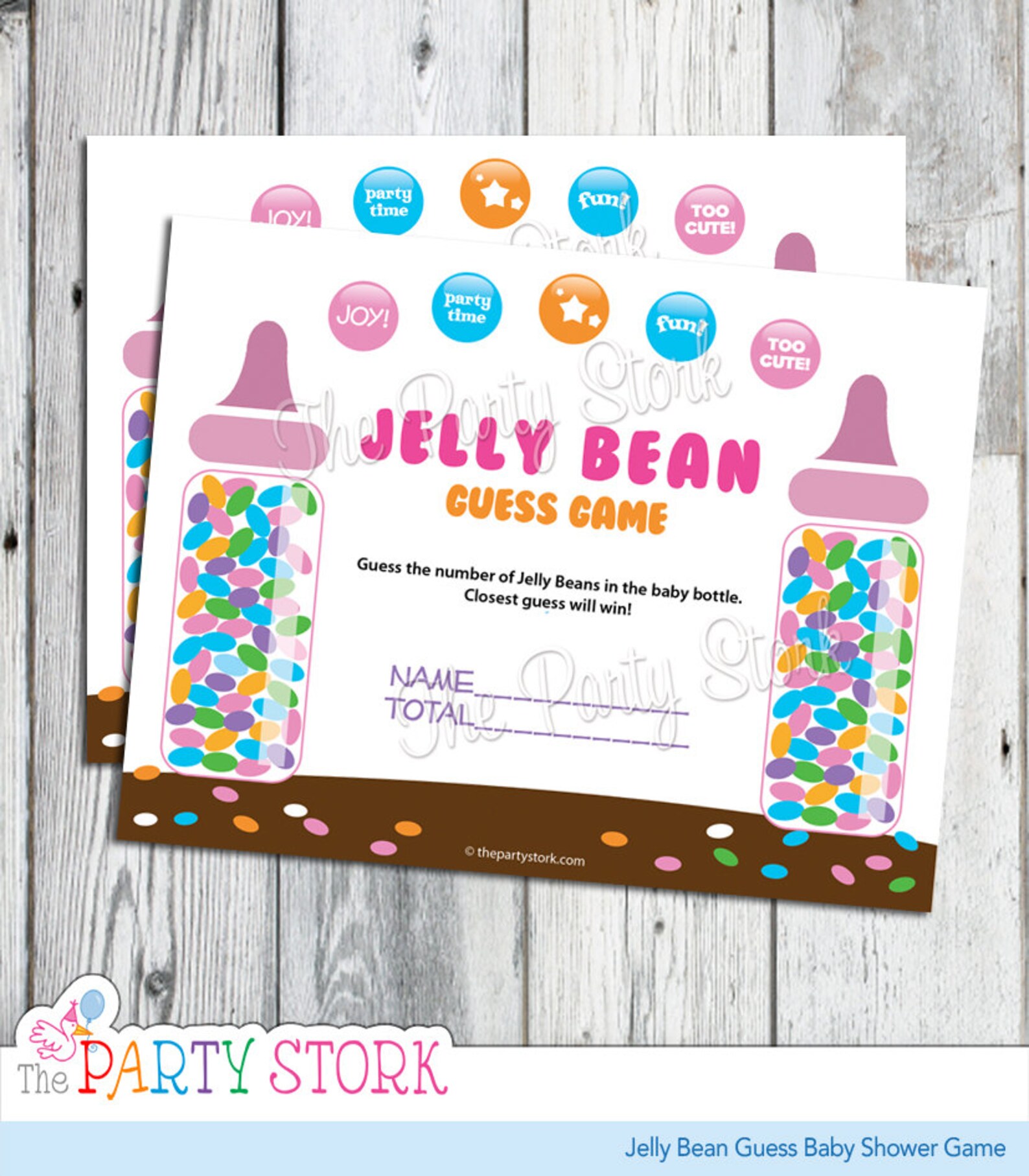Candy Guessing Game Jelly Bean Guess Baby Shower Game Etsy Canada