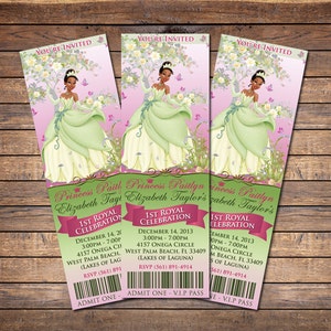 Prinzessin und der Frosch-Einladungen, Prinzessin und der Frosch-Party, Printable