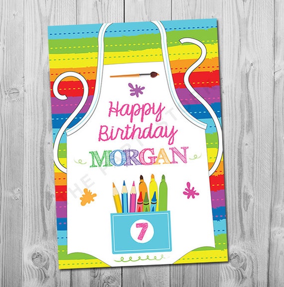Art Party Sign, Art Party Banner, Art Party Birthday Banner, Art Party Backdrop, Art Party Decorations, Art Party Decor, Art Party Printable Il_570xn