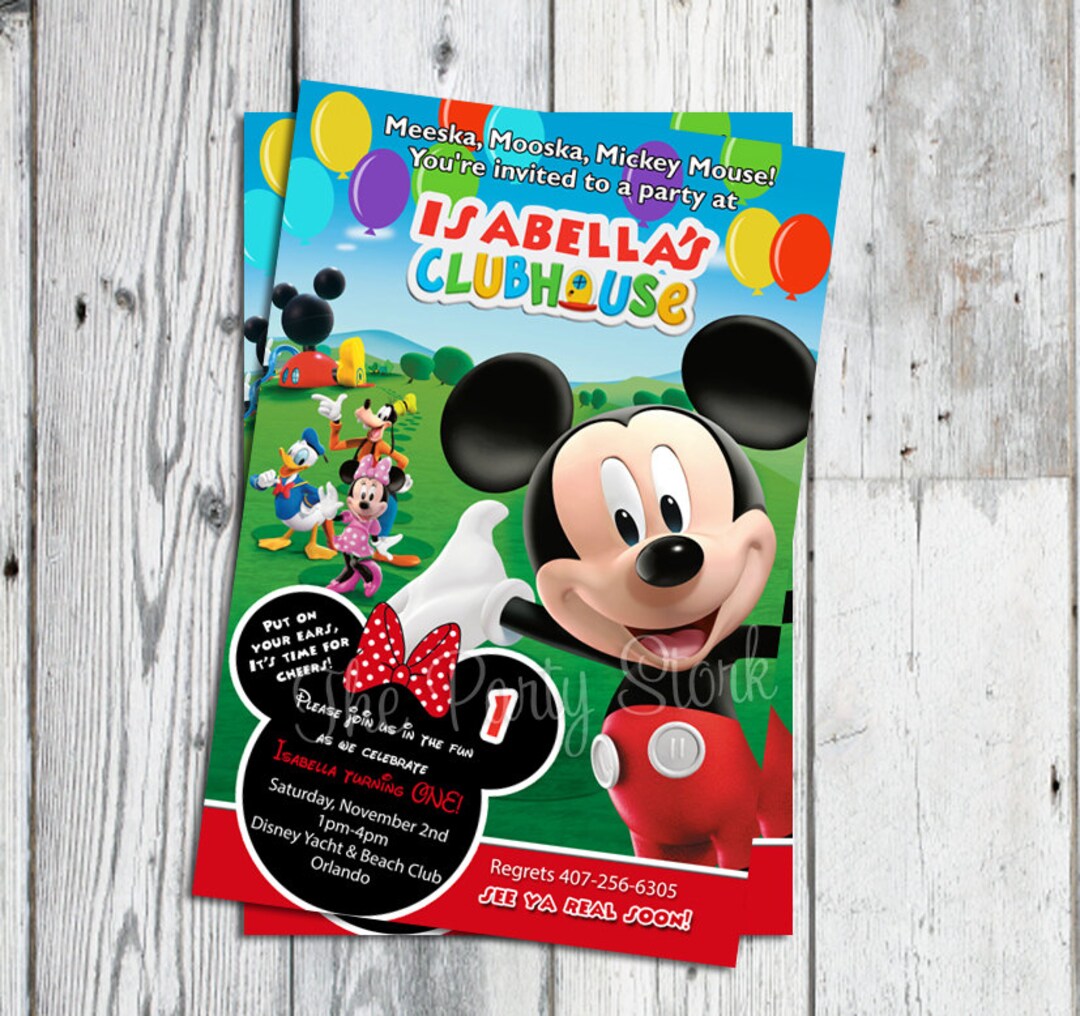 Invito compleanno Tema Minnie Topolino