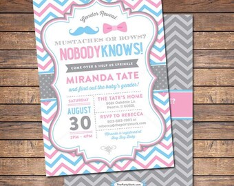 Mustache Baby Shower Invitation - Etsy