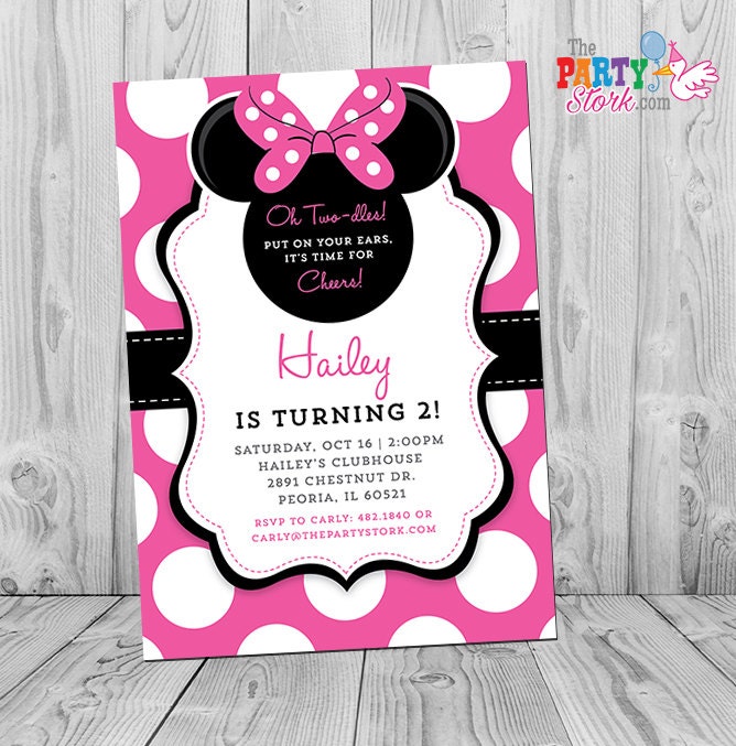 Minnie Invitation, Minnie Mouse Party, Minnie Mouse Invite Minnie Mouse Invitation 1st Birthday 2nd Birthday 3rd Birthday Hot Pink and Black - Etsy minnie-invitation-minnie-mouse-party-minnie-mouse-invite-minnie-mouse-invitation-1st-birthday-2nd-birthday-3rd-birthday-hot-pink-and-black-etsy