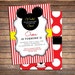 see more listings in the Mickey Birthday Invites section