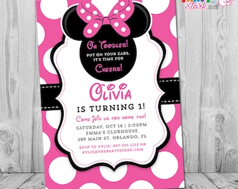 Minnie Mouse Birthday Invitation