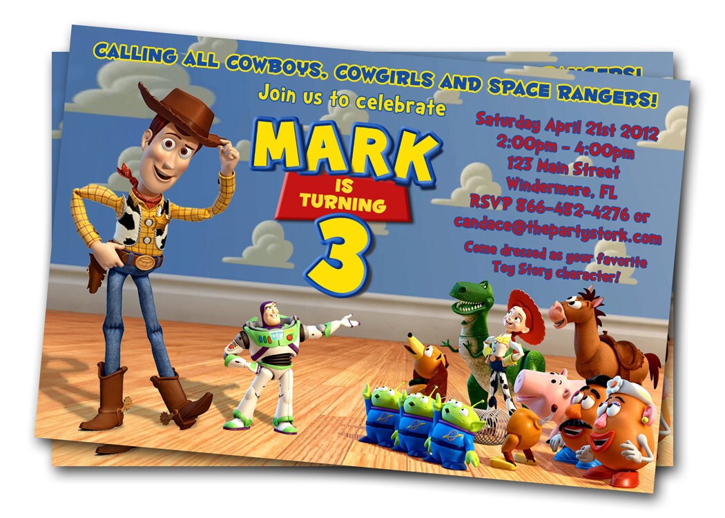Anniversaire Toy Story à Imprimer Invitation Toy Story Anniversaire Toy Story Fête - Etsy Canada