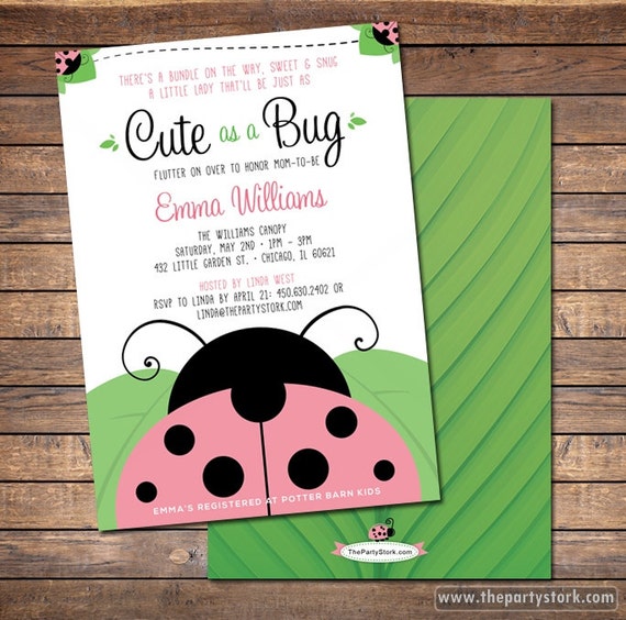 ladybug baby shower invitations printable cute as a bug theme baby shower invite baby girl pink diy decorations and games available pink ladybug invitations