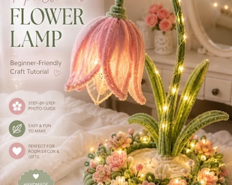 Pipe Cleaner Flower Lamp DIY Guide | Glowing Floral Lamp Tutorial