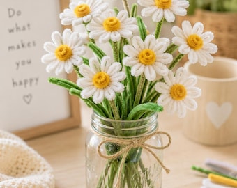 DIY Pipe Cleaner Daisy Bouquet Craft Guide | Step-by-step Tutorial