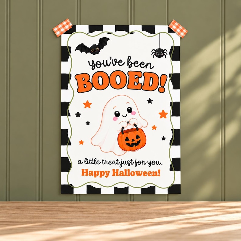 You've Been Booed Printable Kit, Halloween Boo Basket Signs, Gift Tags ...