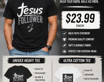 Jesus Follower Unisex Heavy Cotton Tee