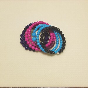 Multi-Colored Memory Wire Bracelet
