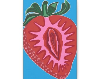 Frau Erdbeere Classic Canvas