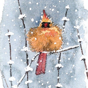 Art print of watercolor Bluebird Gift for her ACEO Limited Edition A glance