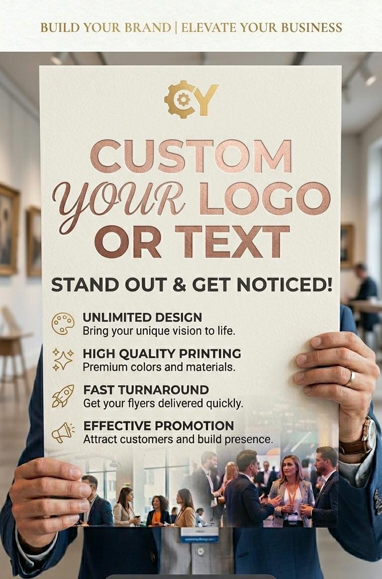 Custom Flyer Printing Service, Full Color Business Promotion Flyers