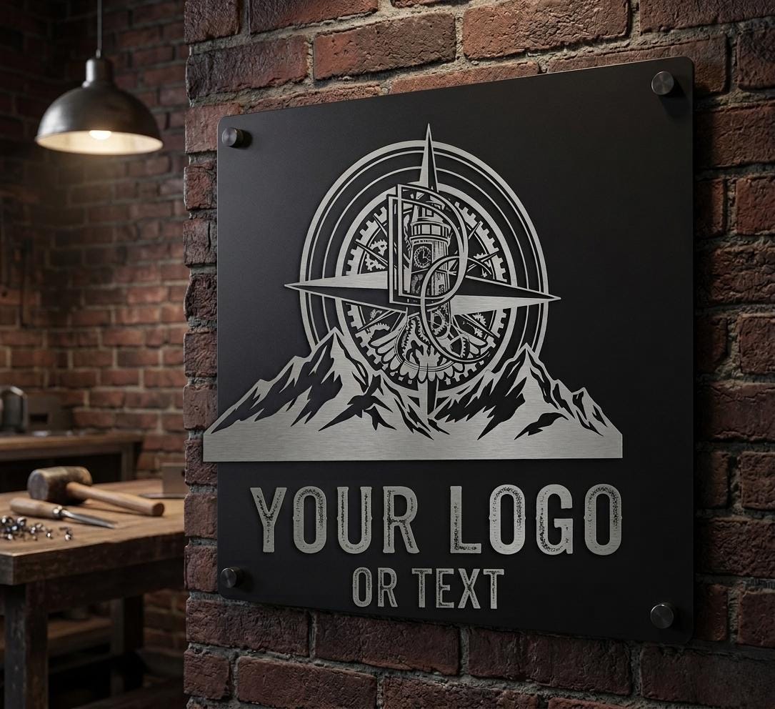 Custom Aluminum Sign - Outdoor Business Logo Display