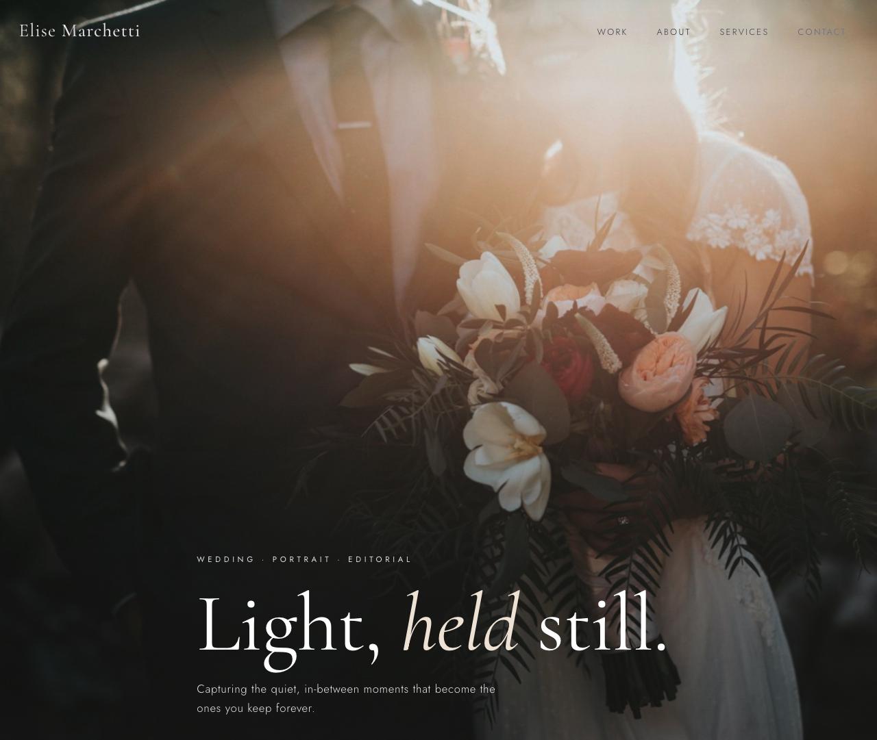 Photographer Website Template, Sleek Design (Responsive) Custom Cod...