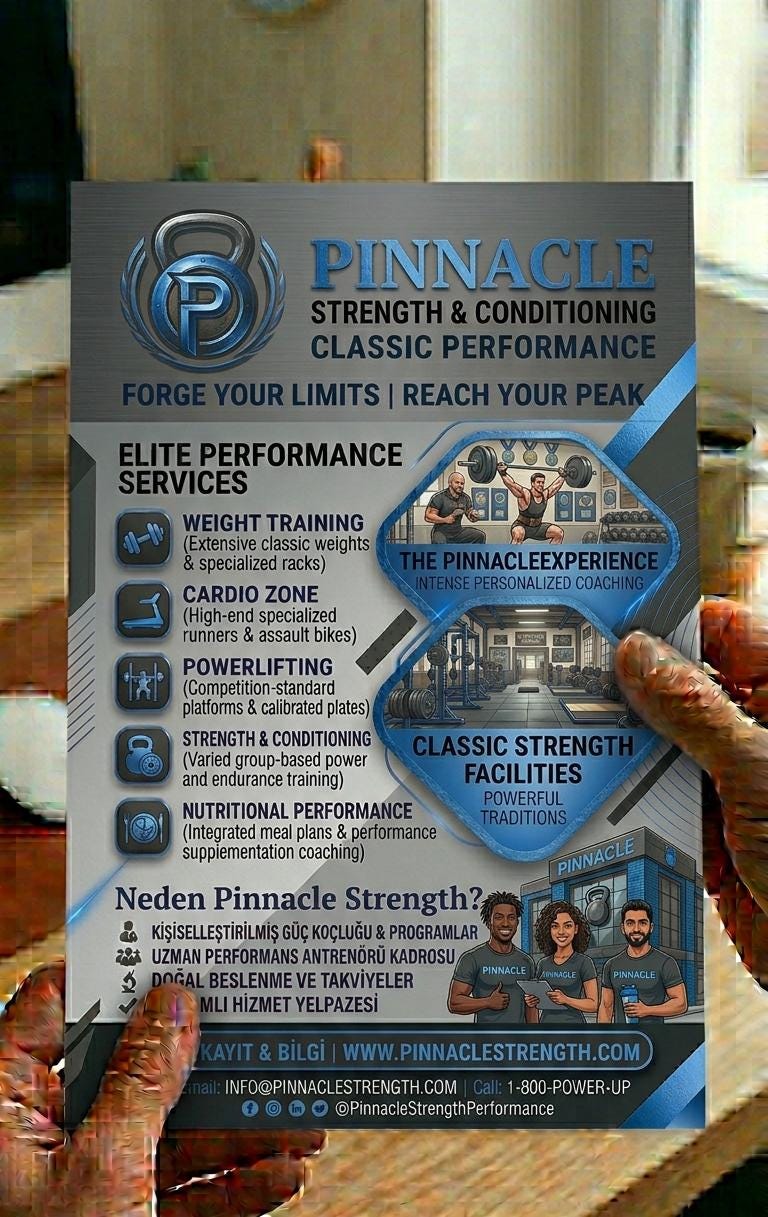 Fitness Gym Flyer, Strength Training Promotion, Personal Trainer Ma...