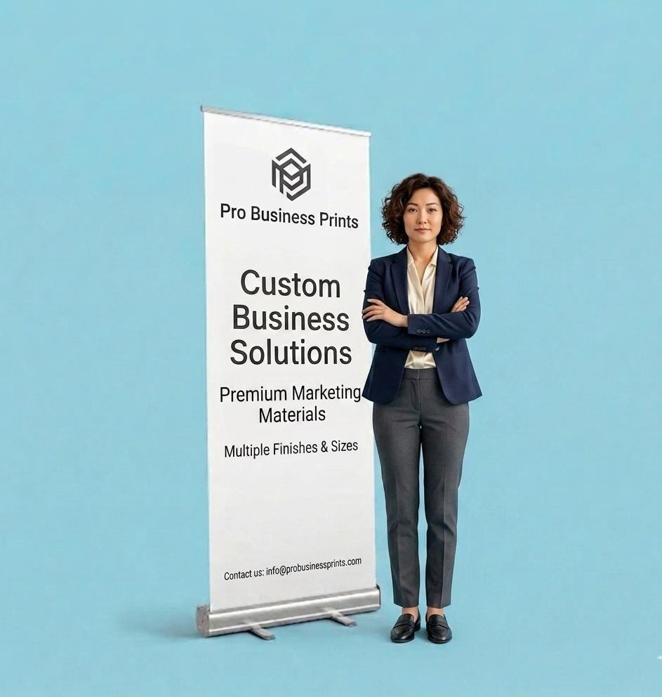 Custom Retractable Banner Stand – Personalized Trade Show Display (...