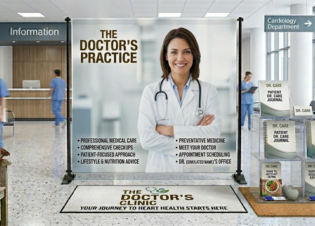 Prom Send-Off Backdrop & Floor Decal , Matching Doctor Design