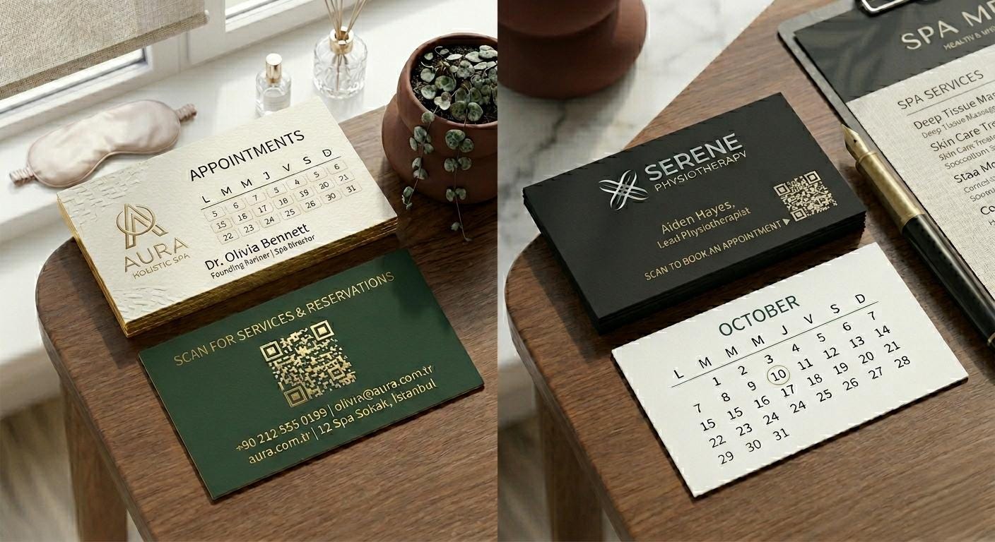 Professional Custom Business Cards for Hospital, Wellnes Center , ...