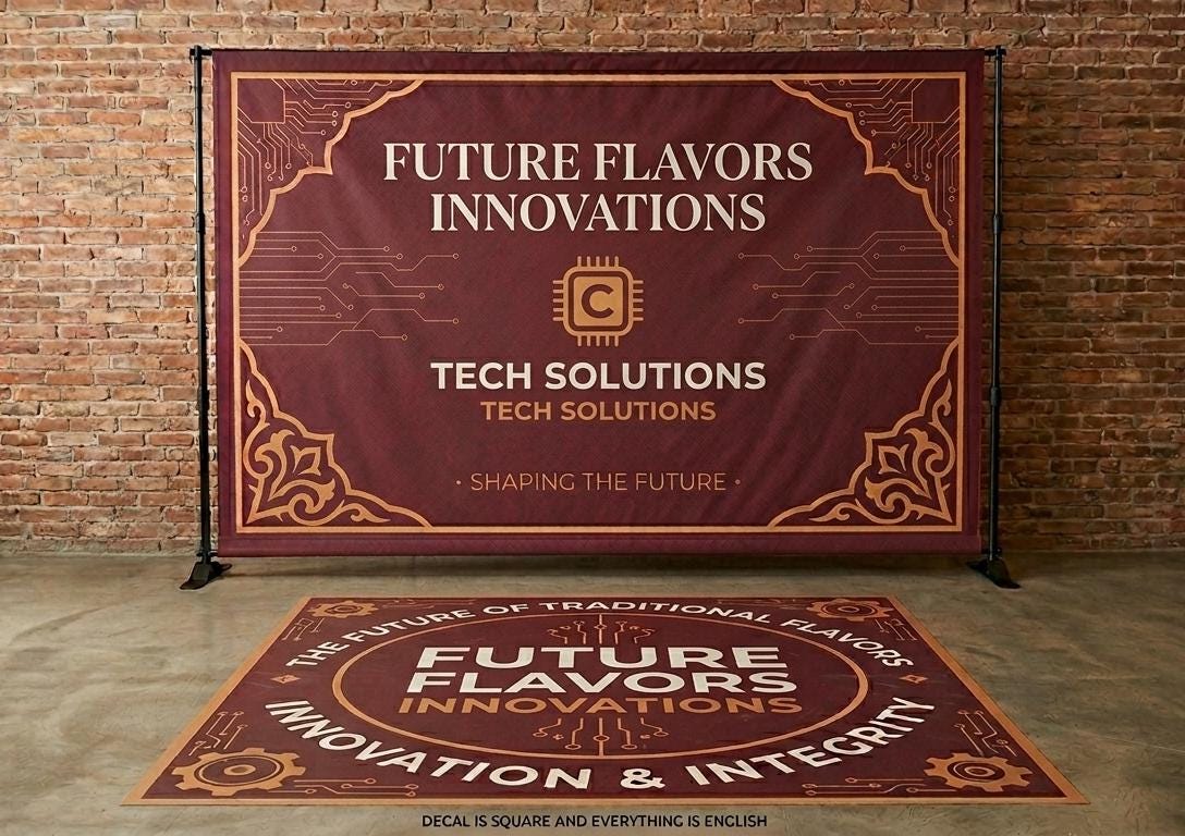 Custom Backdrop and Floor Decal Set, Tech Event Photo Booth, Gradua...