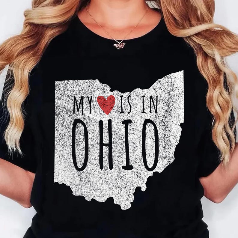 Ohio PNG Bundle, I Love Ohio State Map Roots Heart Digital Download ...