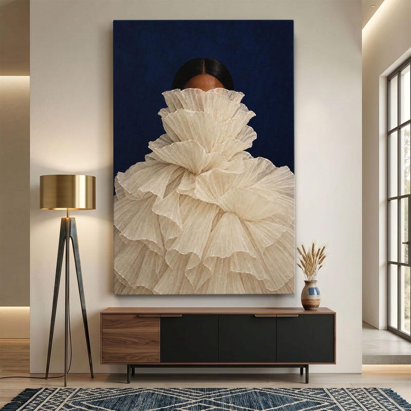 Avant Garde Ruffle Dress - Etsy UK