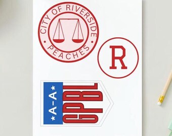 Printable R. Peach Baseball-inspired paper patches, halloween costume