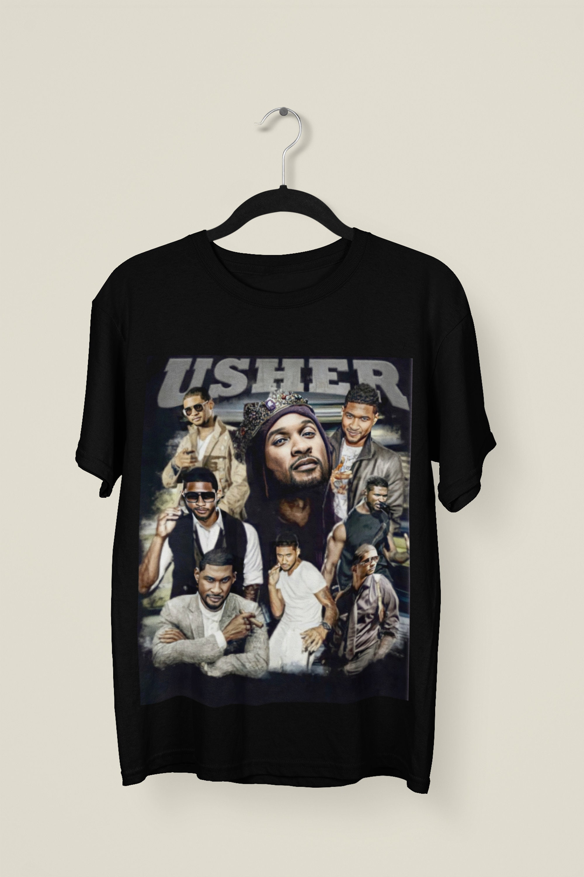 Usher Vintage 90s Shirt| Usher 90s Style Bootleg Rap Tee