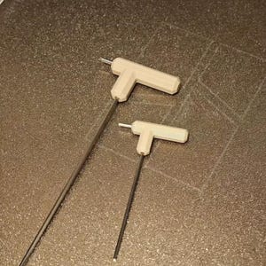 3D Printer Hex Handle STL File | Pause-to-Insert Tool Grip | Ergonomic Allen Key Handle | Workshop Upgrade | Commercial License