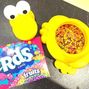 Nerds-Charakterbehälter (STL- und 3MF-Dateien) | Mehrfarbiger Bonbonhalter | Bonbon-Präsentationsbox | Kommerzielle Lizenz